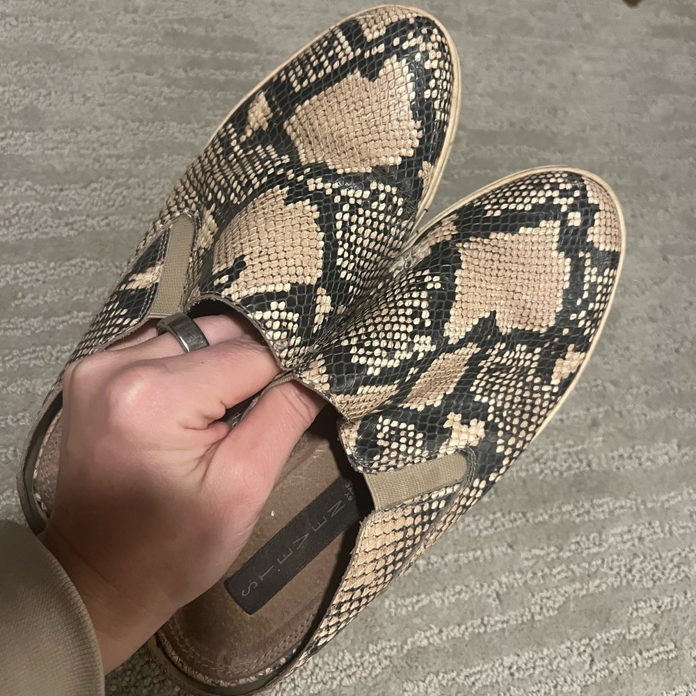 Steven by Steve Madden Claudine Mule in Snakeskin